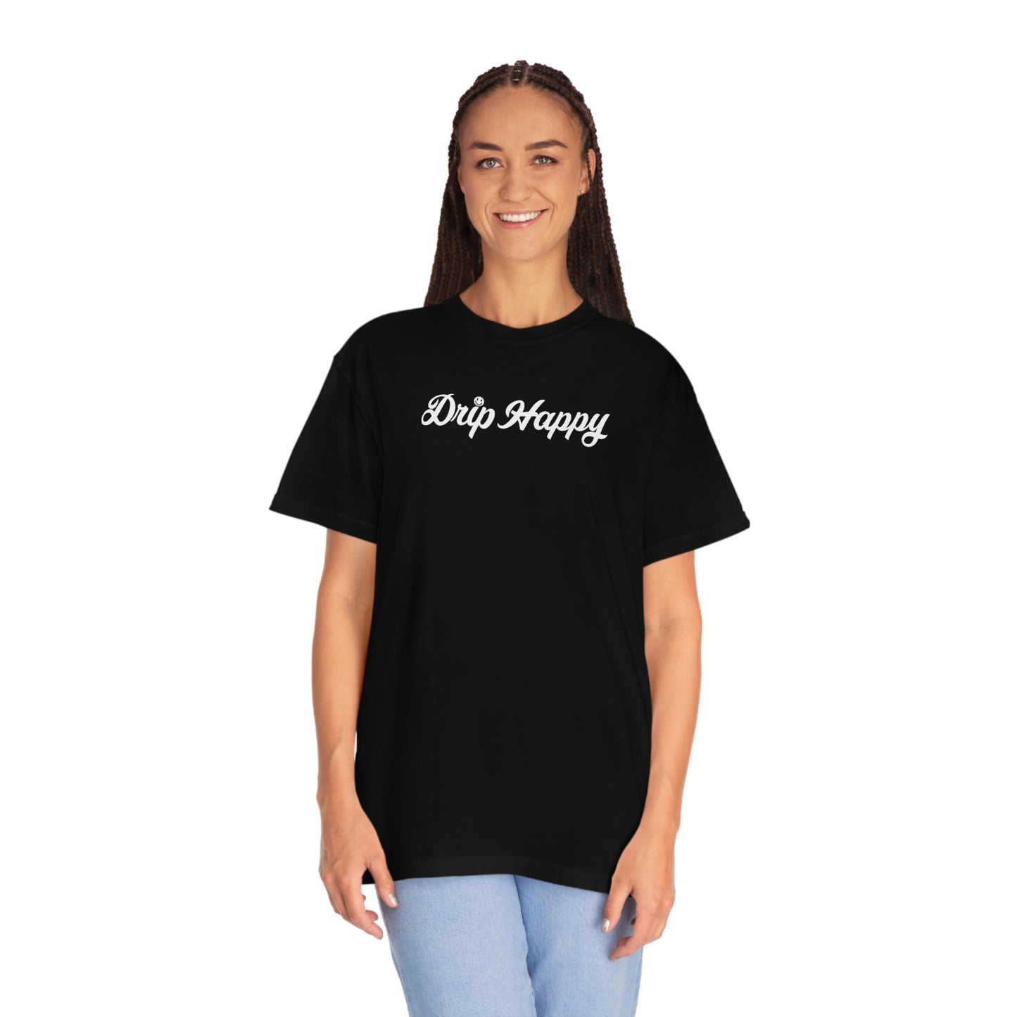 Happy Drip Unisex Garment-Dyed T-shirt